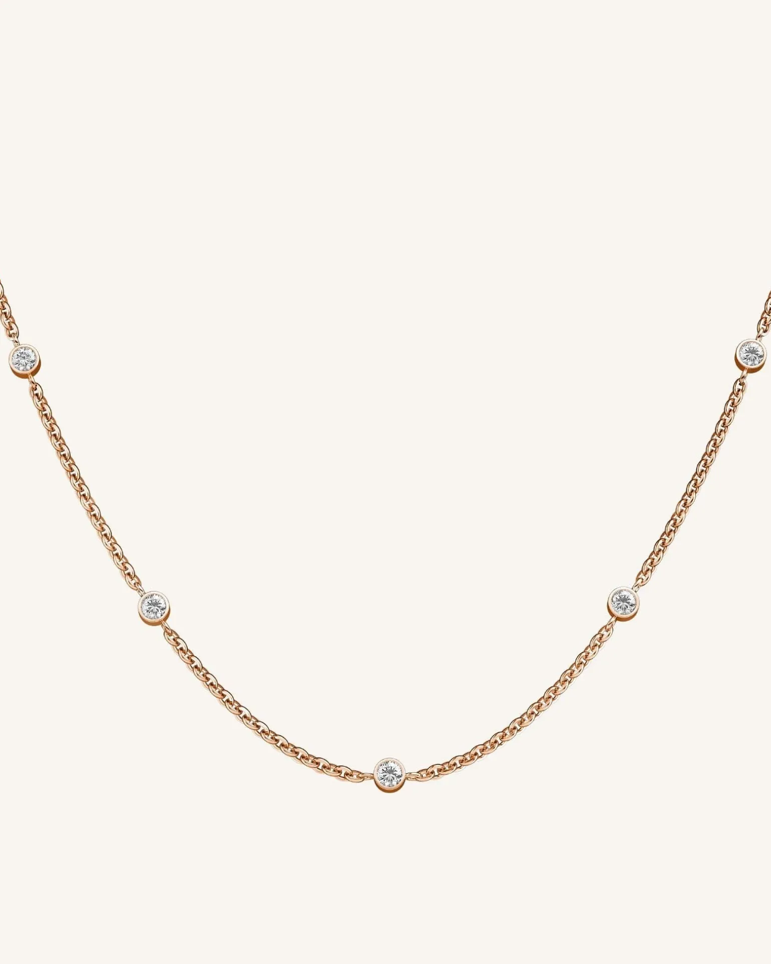 5 Birthstone Necklace