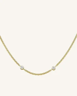 2 Birthstone Necklace