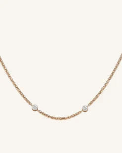 2 Birthstone Necklace