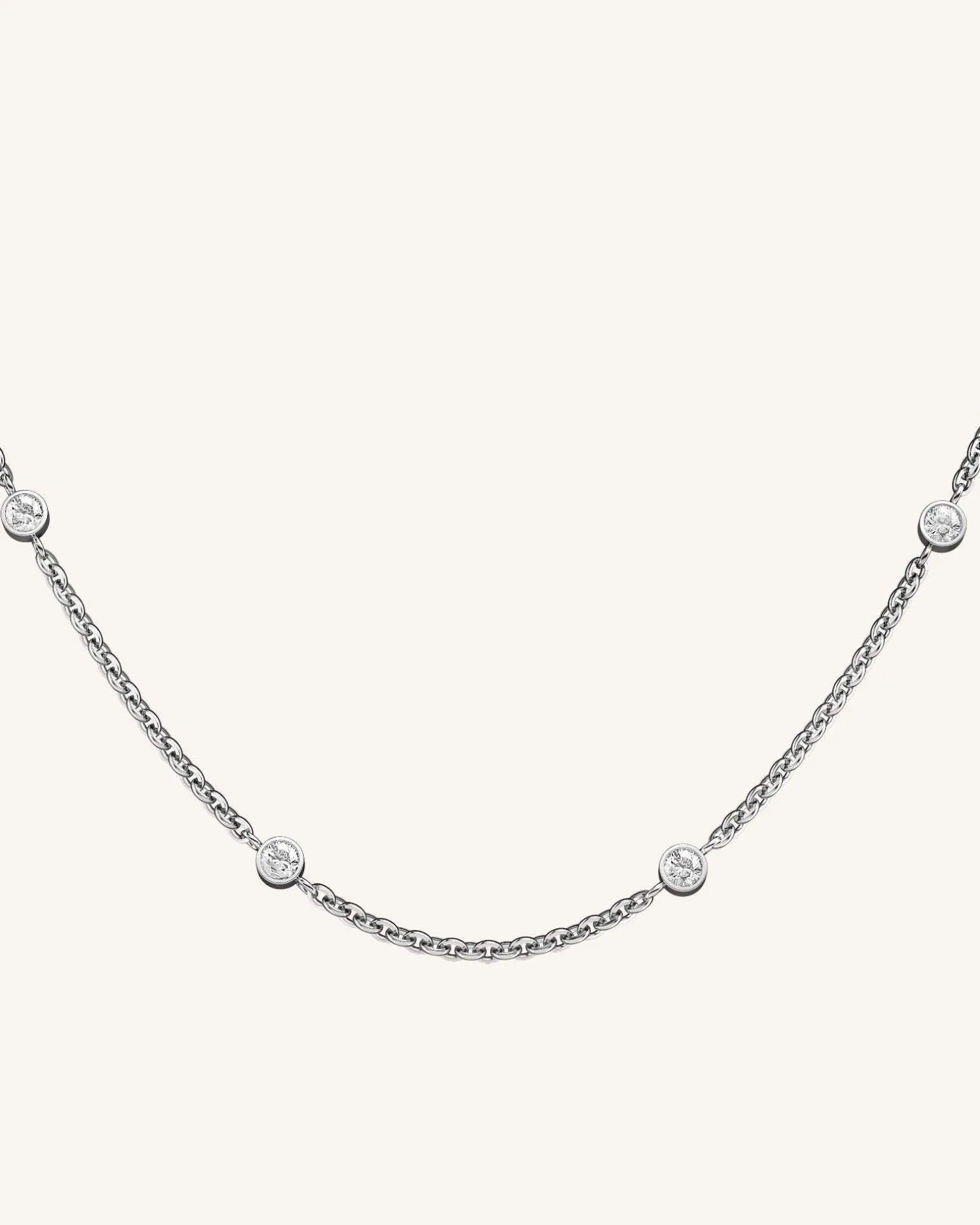 4 Birthstone Necklace