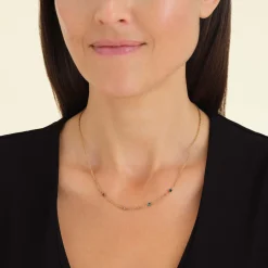 4 Birthstone Necklace