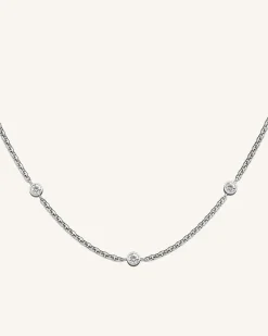 3 Birthstone Necklace