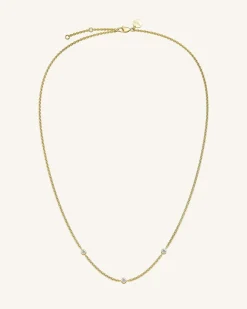 3 Birthstone Necklace