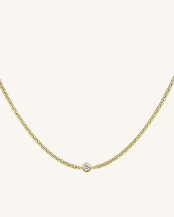 1 Birthstone Necklace