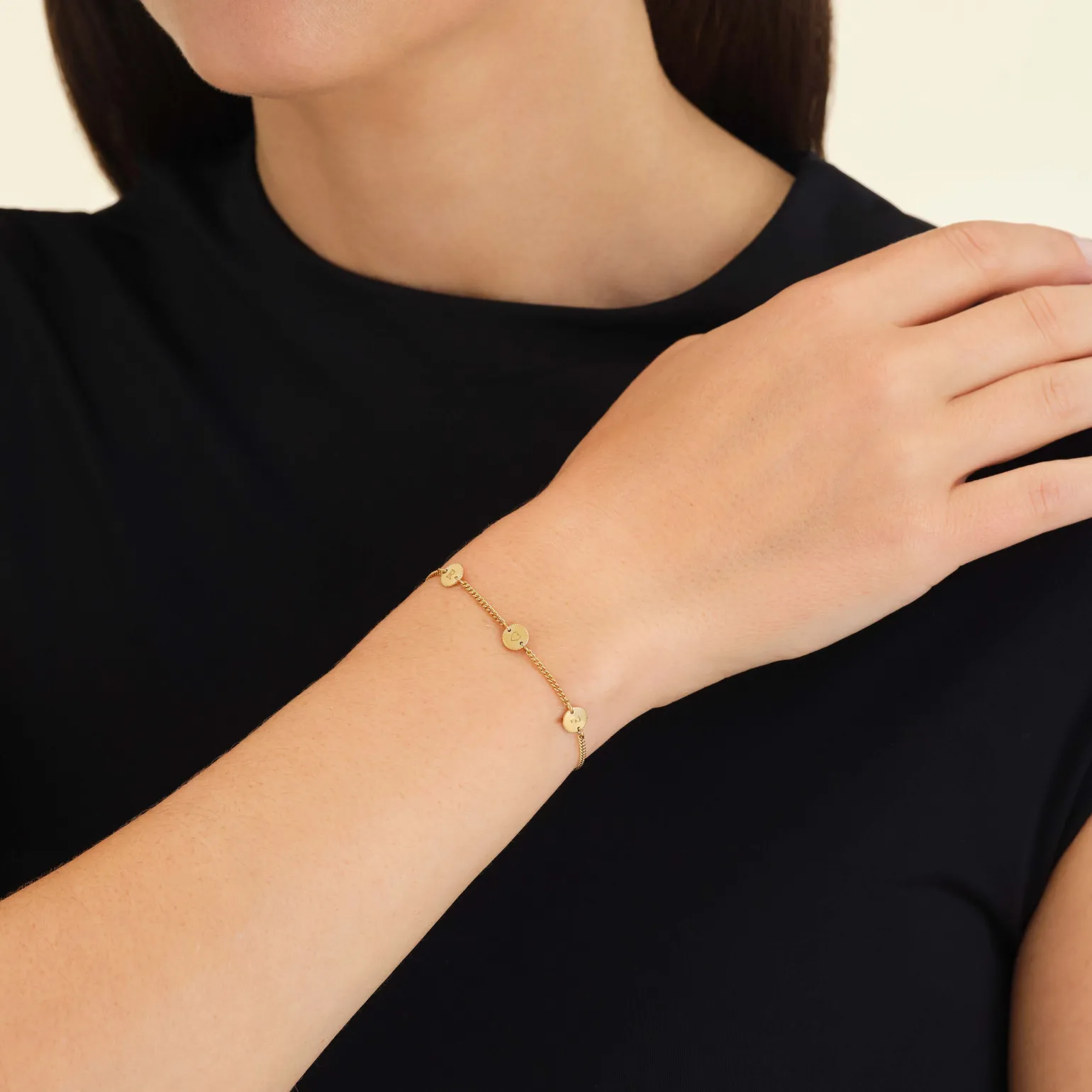 3 Coin Bracelet