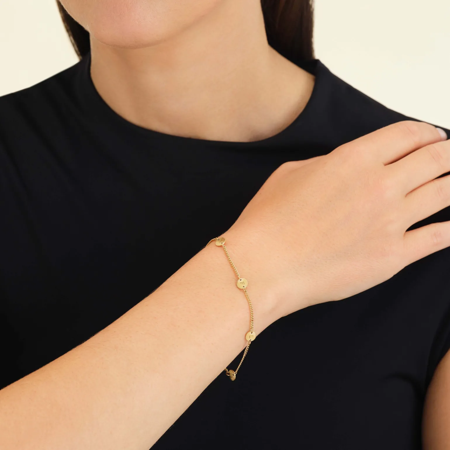 4 Coin Bracelet