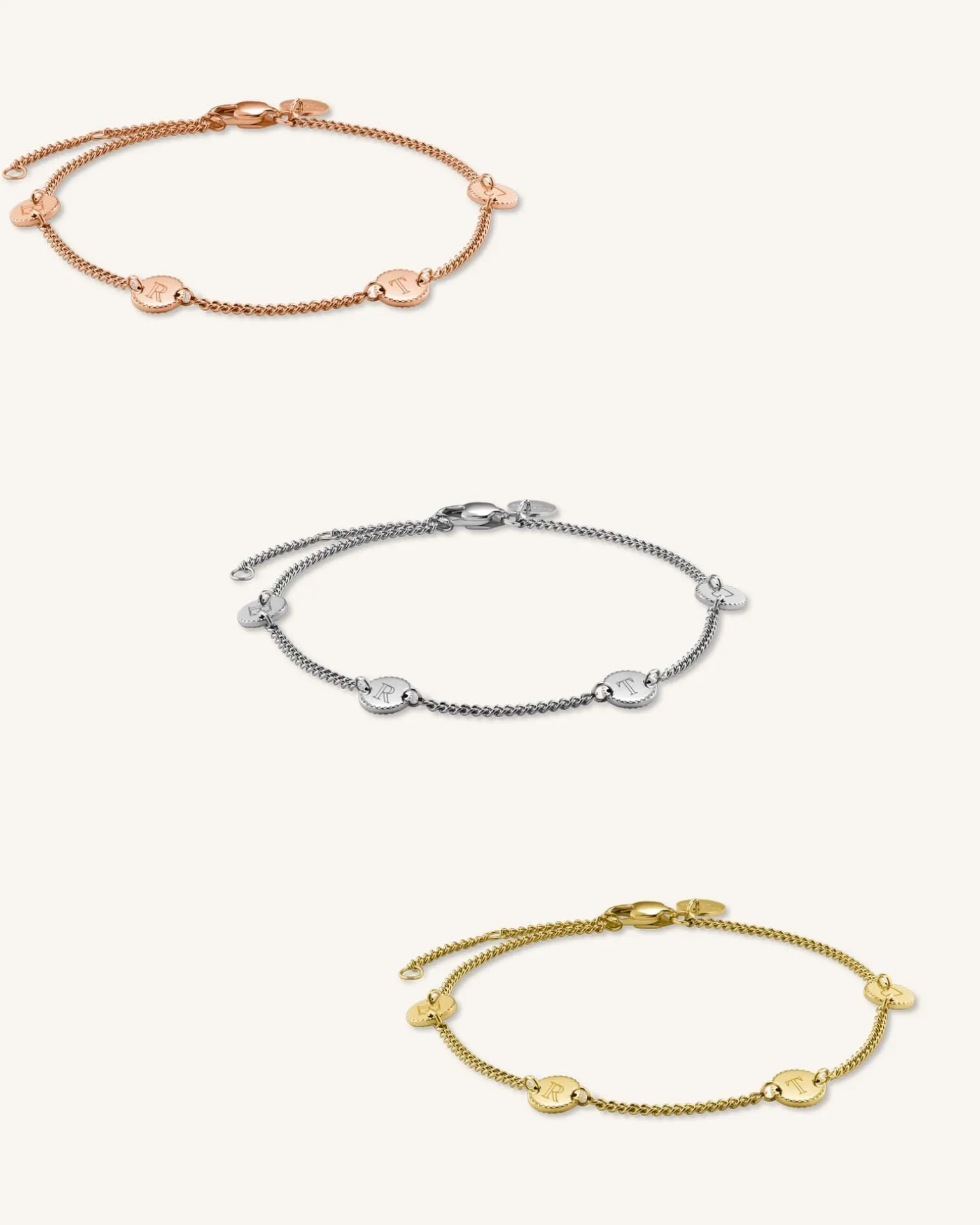 4 Coin Bracelet