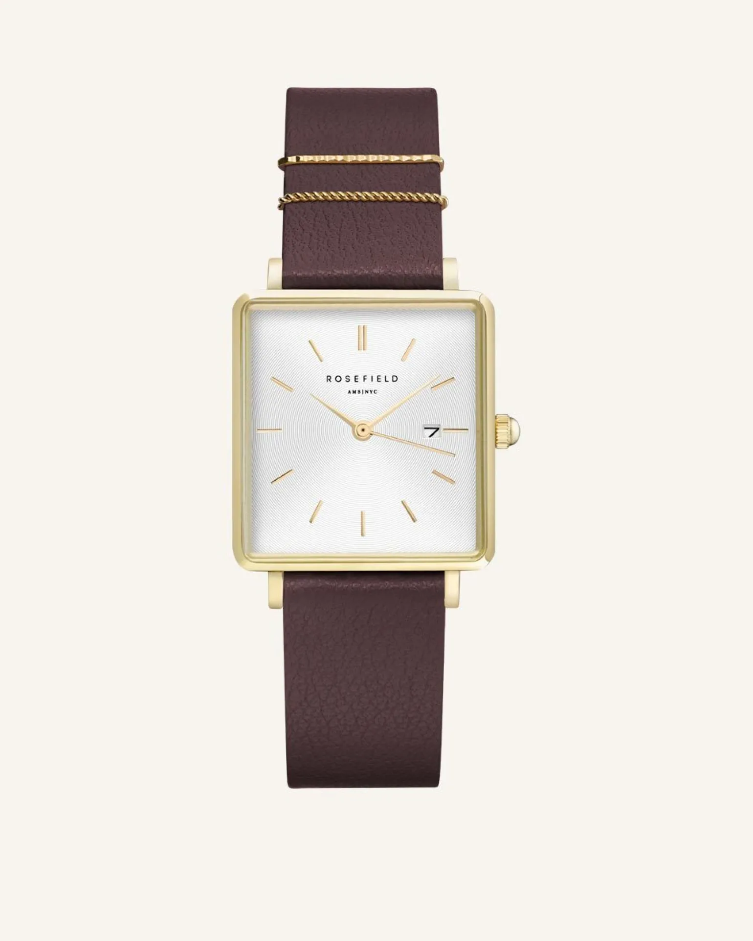 Aubergine Gold Strap