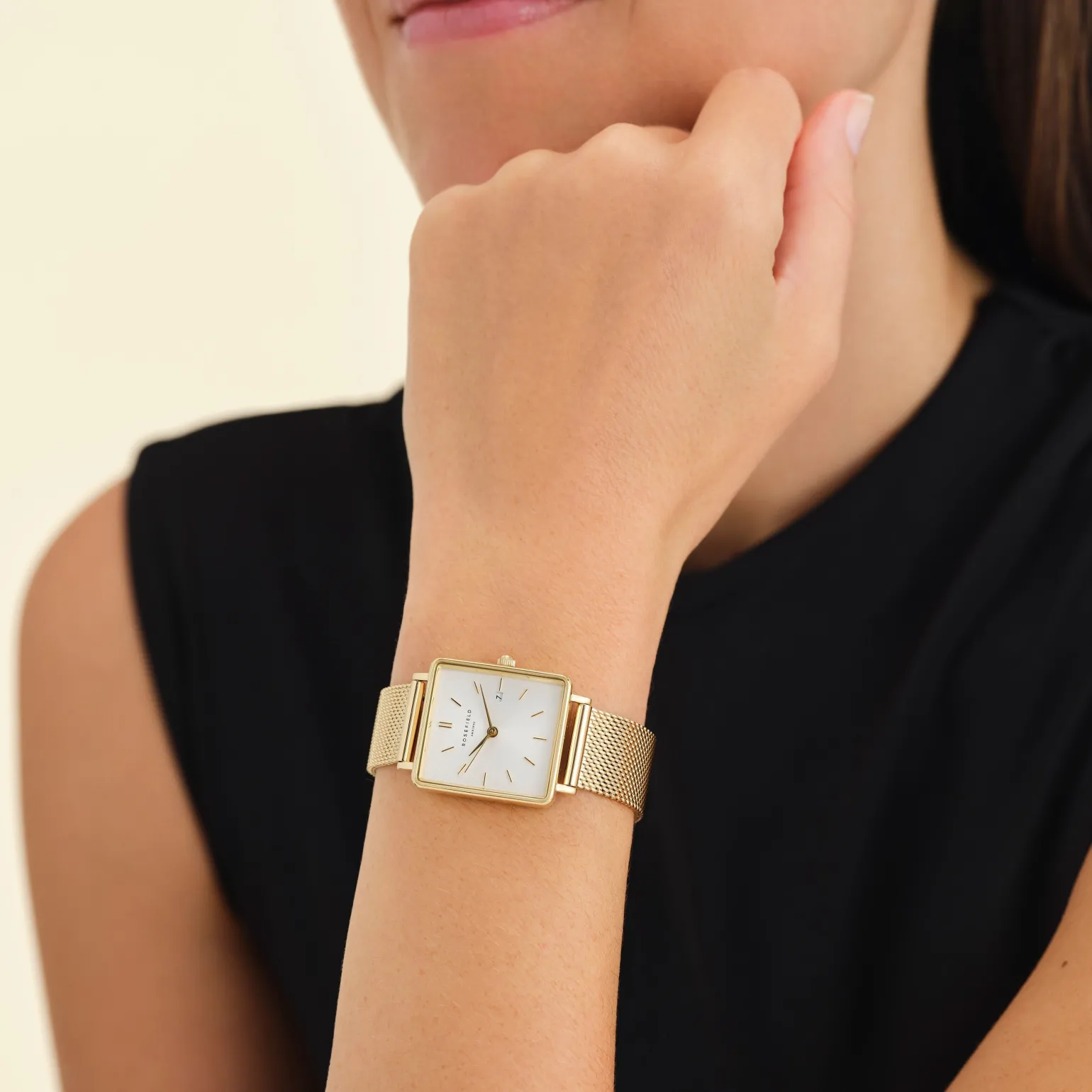 Boxy Gold Mesh