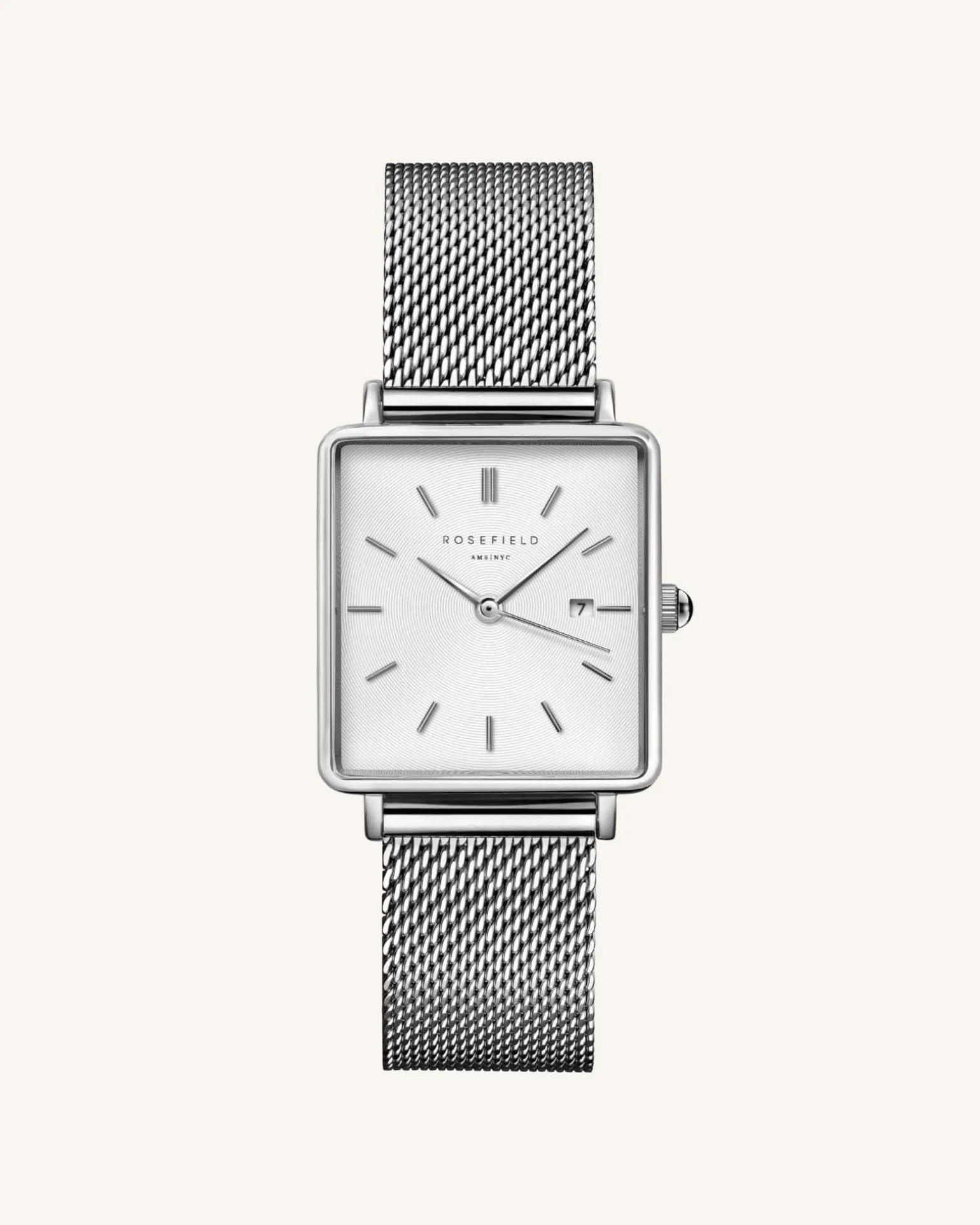 Boxy Silver Mesh
