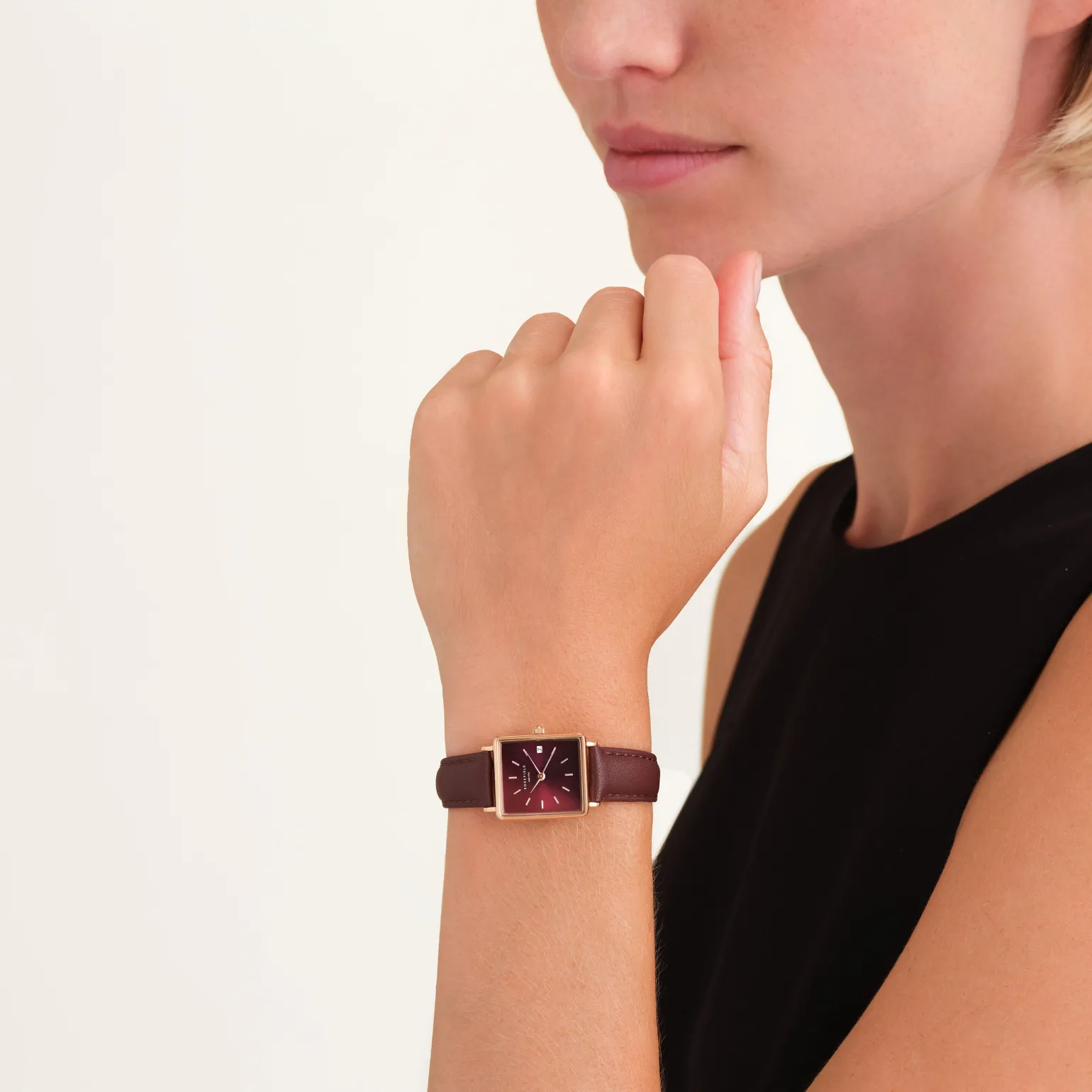 Boxy XS Dark Brown Leather