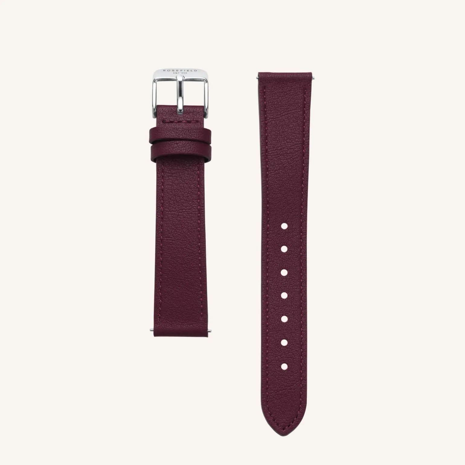 Burgundy Leather Strap