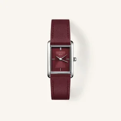 Burgundy Leather Strap