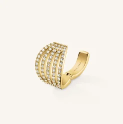 Caged Crystal Earcuff