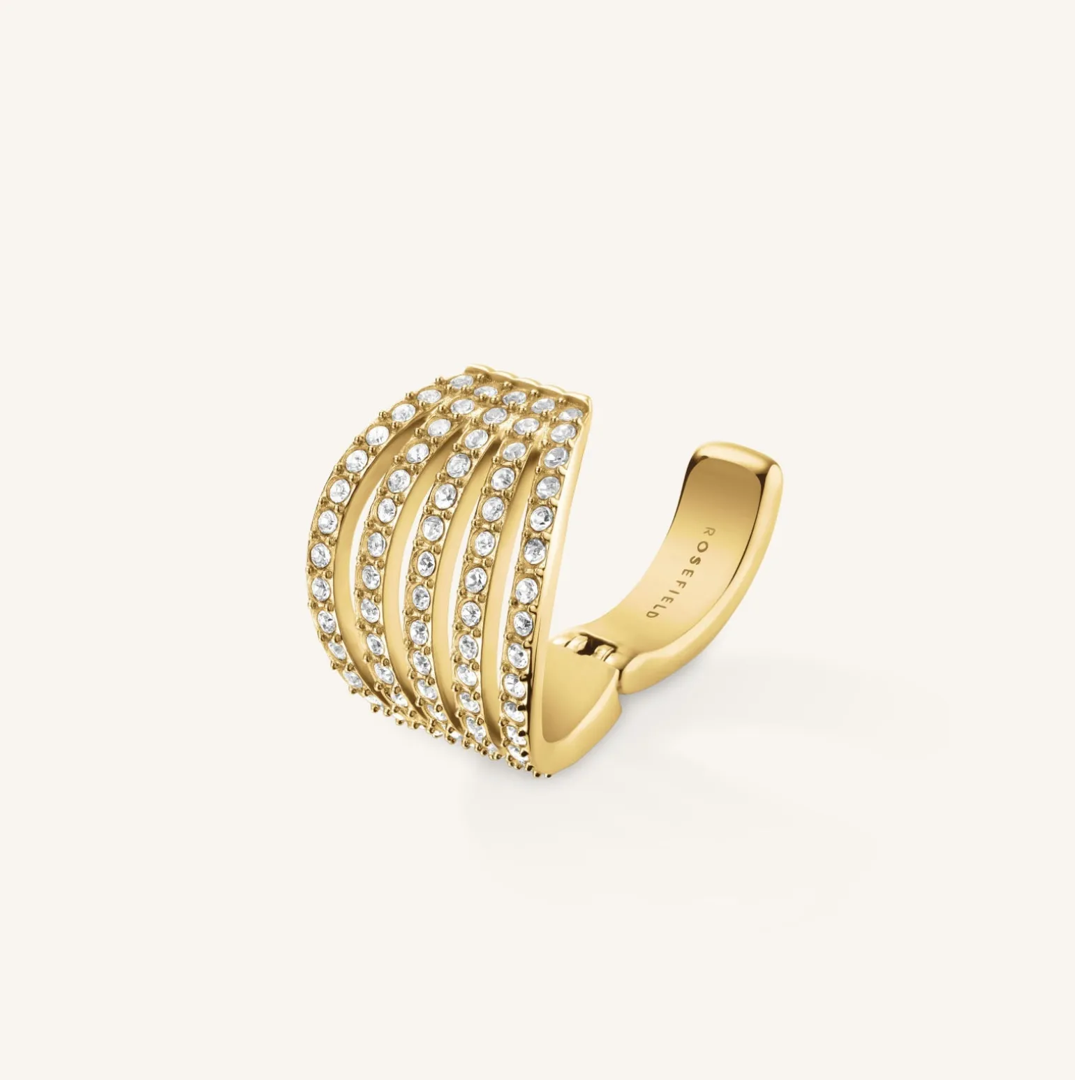 Caged Crystal Earcuff