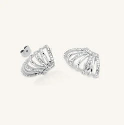 Caged Crystal Earrings