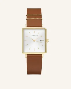 Cognac Gold Strap