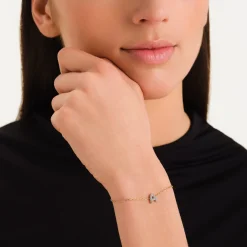 Crystal Letter A Bracelet