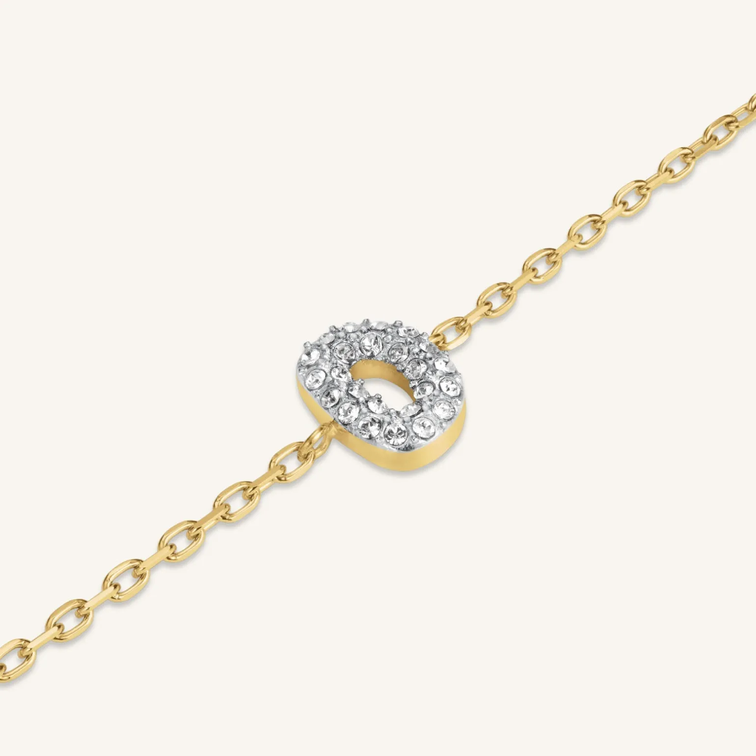 Crystal Letter D Bracelet