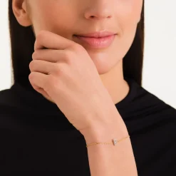 Crystal Letter F Bracelet