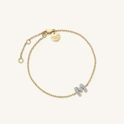 Crystal Letter M Bracelet