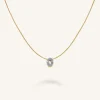 Crystal Letter O Necklace