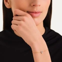 Crystal Letter P Bracelet