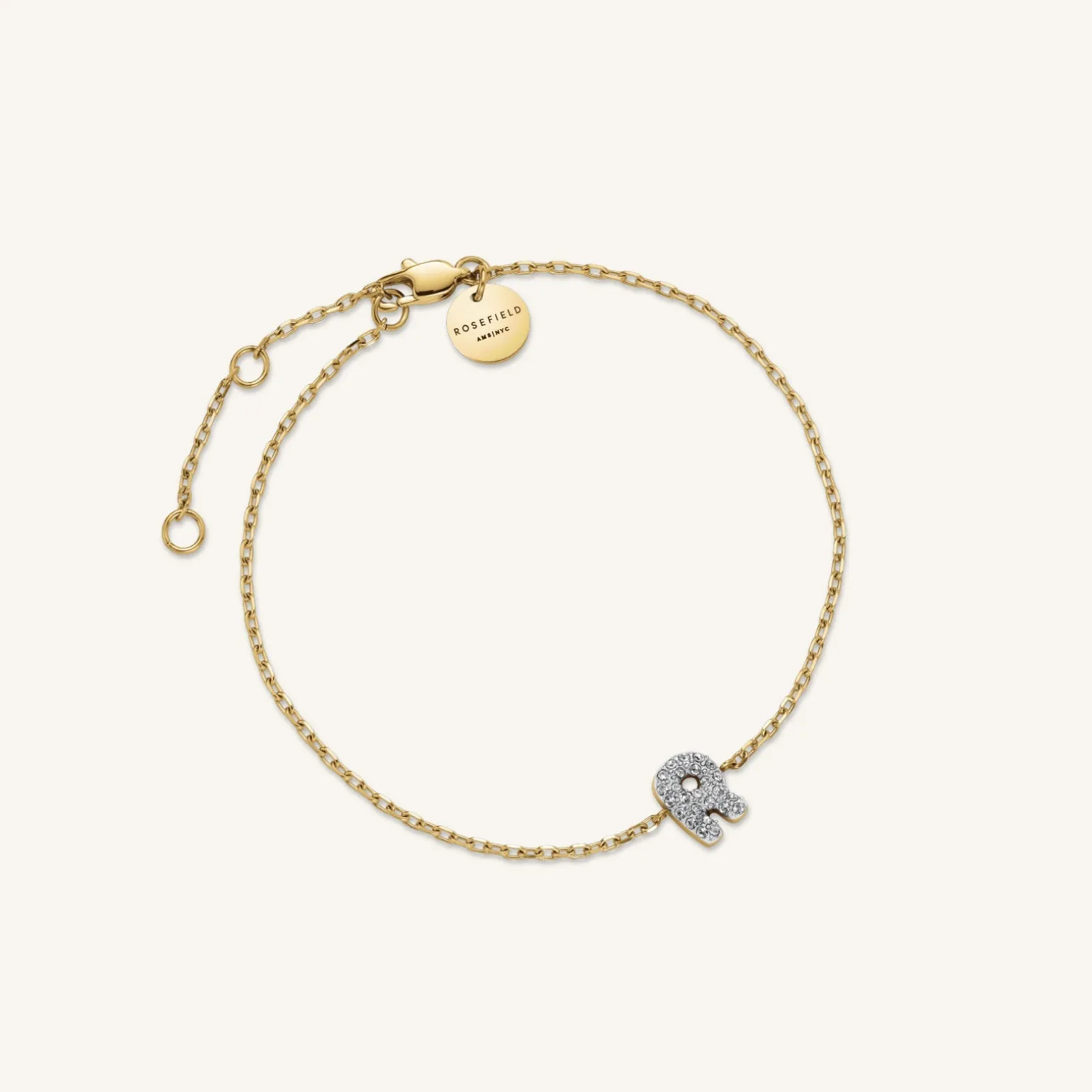Crystal Letter R Bracelet