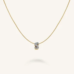 Crystal Letter S Necklace