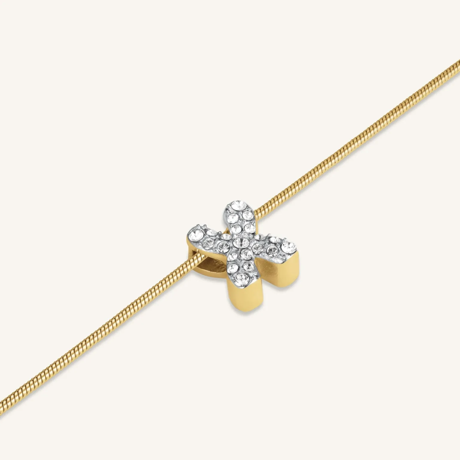 Crystal Letter X Necklace