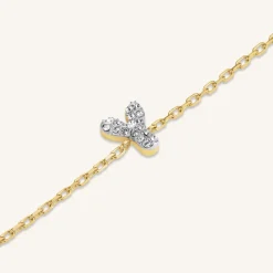Crystal Letter Y Bracelet