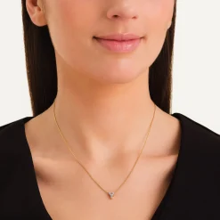 Crystal Letter Y Necklace