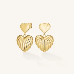 Double Heart Earrings