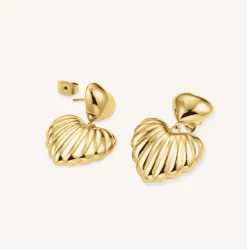 Double Heart Earrings