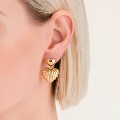 Double Heart Earrings