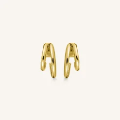 Double Hoop Gold