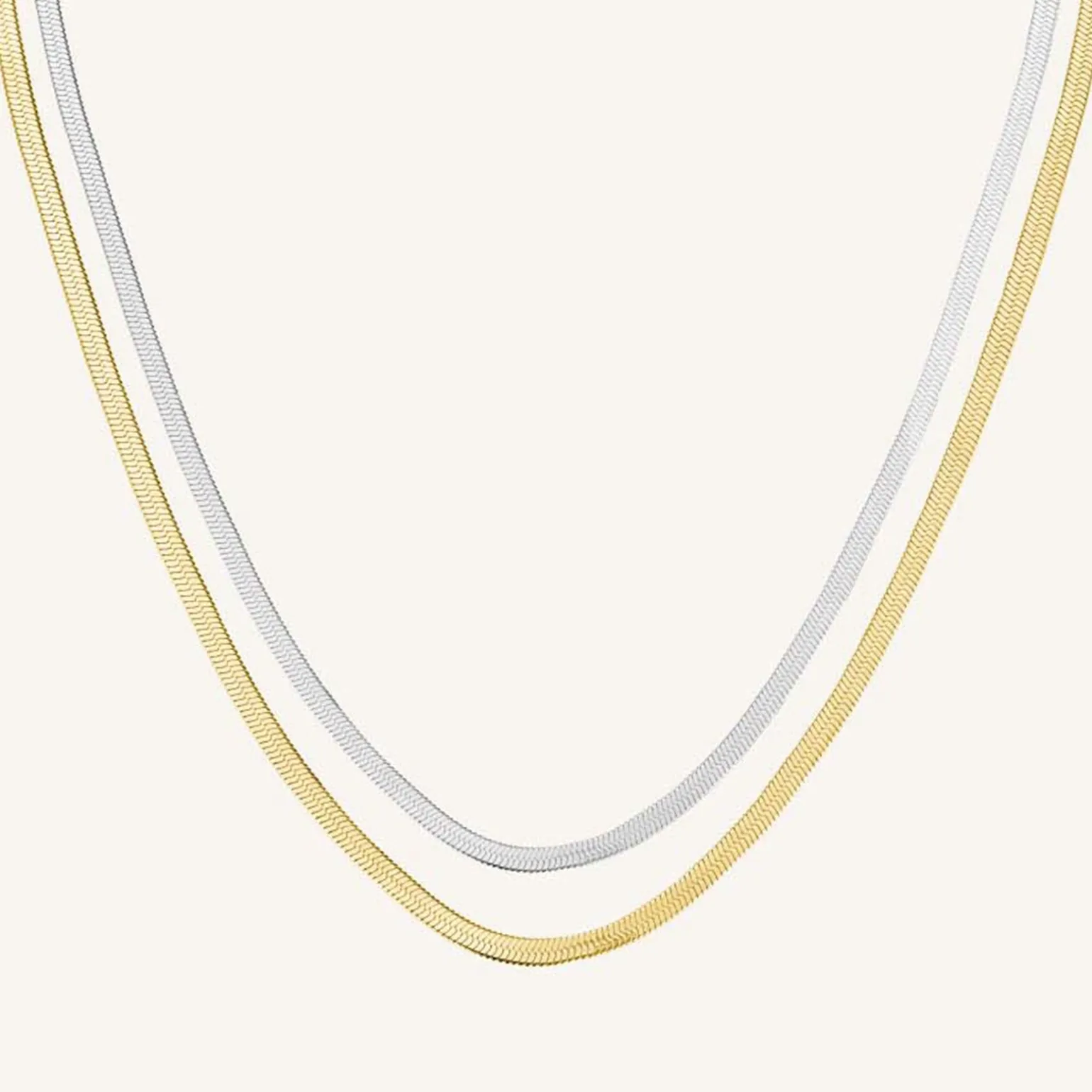 Duo Snake Necklace