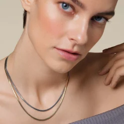 Duo Snake Necklace