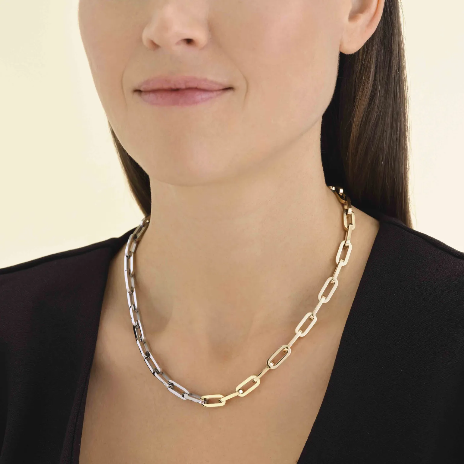 Duotone Chain Necklace