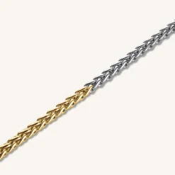 Duotone Herringbone Bracelet