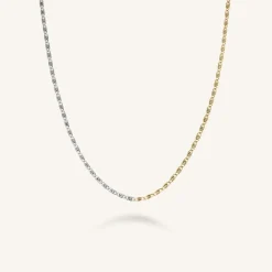 Duotone Swirl Necklace