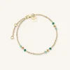 Emerald Dotted Bracelet