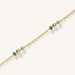 Emerald Dotted Bracelet