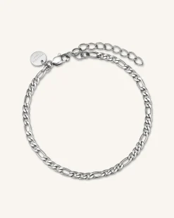 Figaro Bracelet Silver