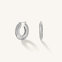 Flat Striped Hoops