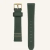 Forest Green Gold Strap