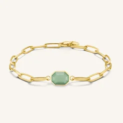 Geometric Gemstone Bracelet