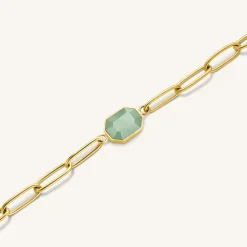 Geometric Gemstone Bracelet