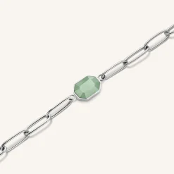 Geometric Gemstone Bracelet