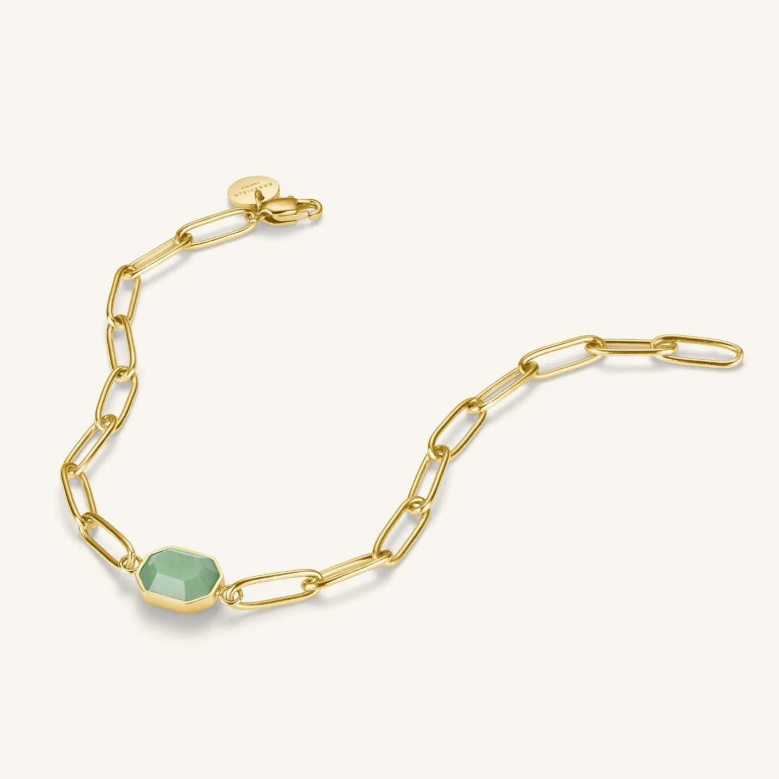 Geometric Gemstone Bracelet